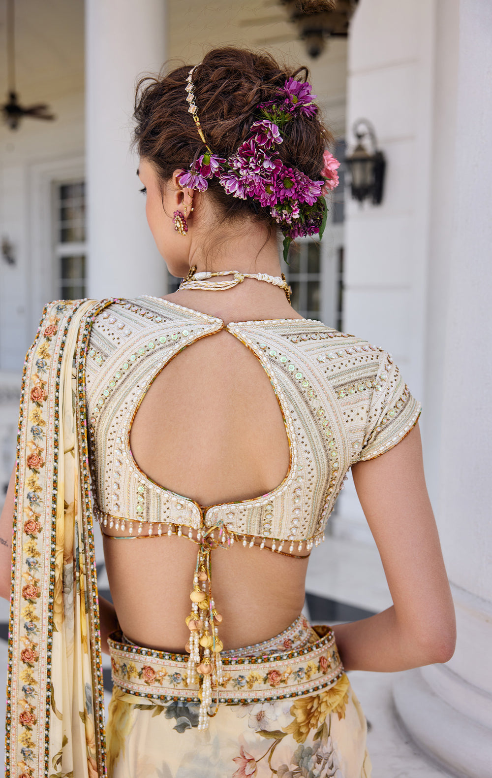 Frida Draped Saree Set