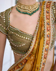 Frida Draped Saree Set
