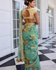 Frida Draped Saree Set