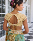 Frida Draped Saree Set