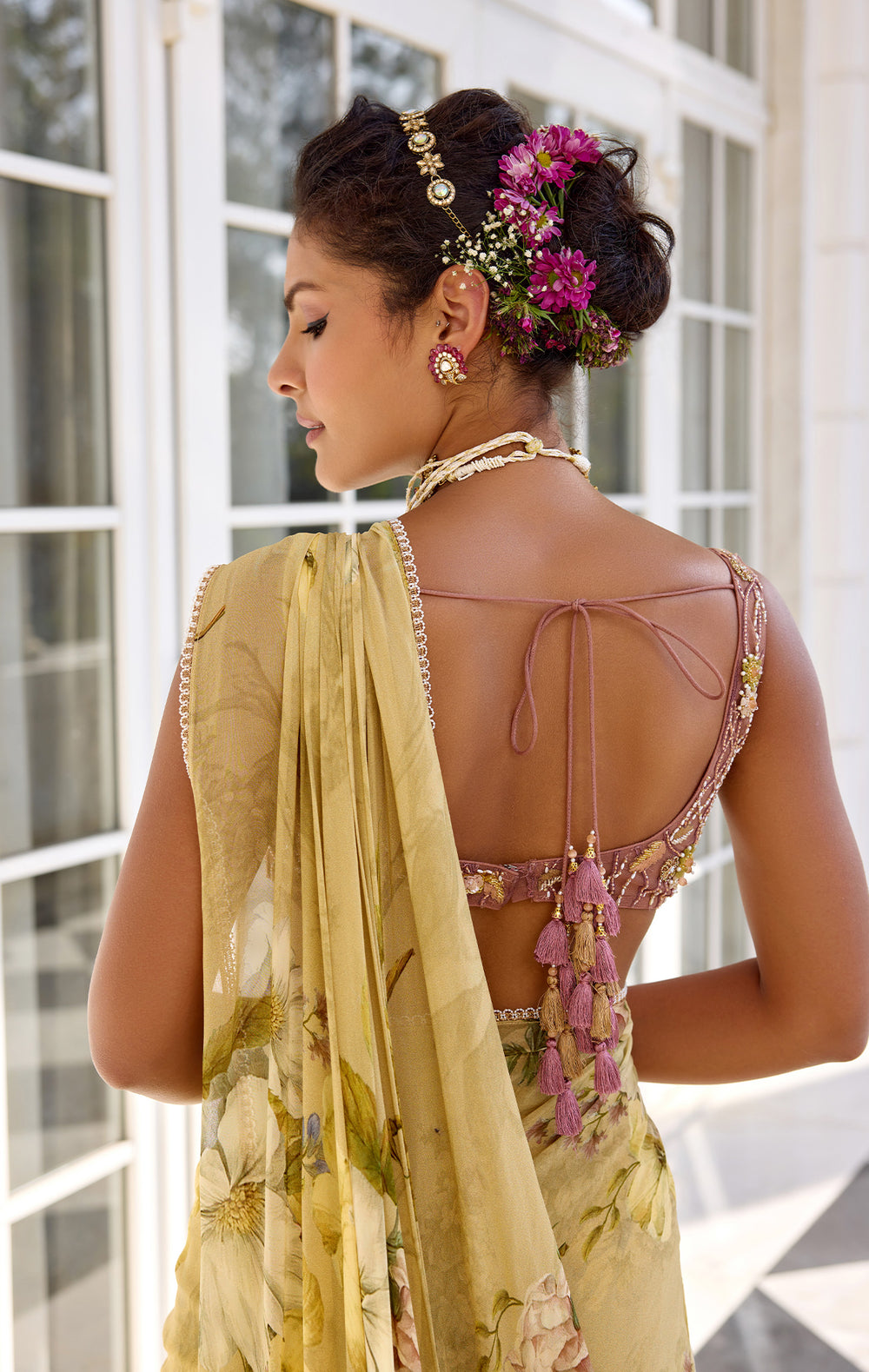Keisha Draped Saree Set