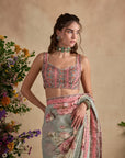 Jiveeka Pre Drape Saree