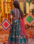 Bageecha Peacock Lehenga