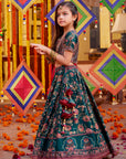 Bageecha Peacock Lehenga