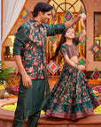 Bageecha Peacock Lehenga