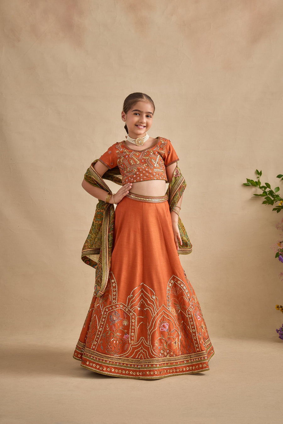 Yamika Cape/Sharara Set