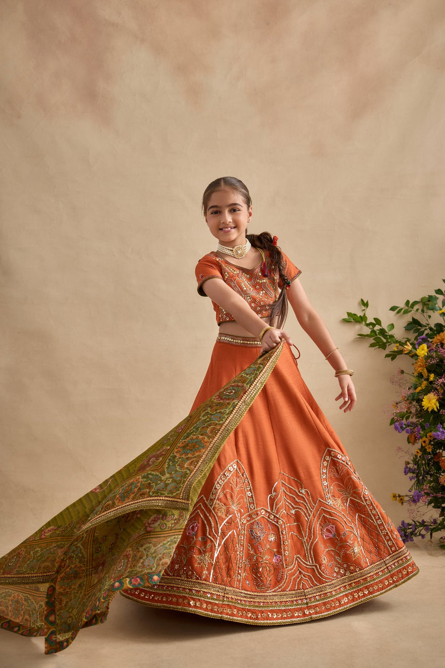 Yamika Cape/Sharara Set