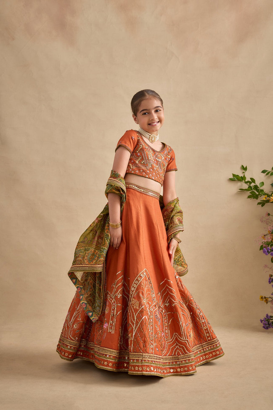 Yamika Cape/Sharara Set