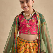 Sandhaya Cape/Sharara Set