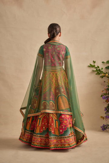 Sandhaya Cape/Sharara Set