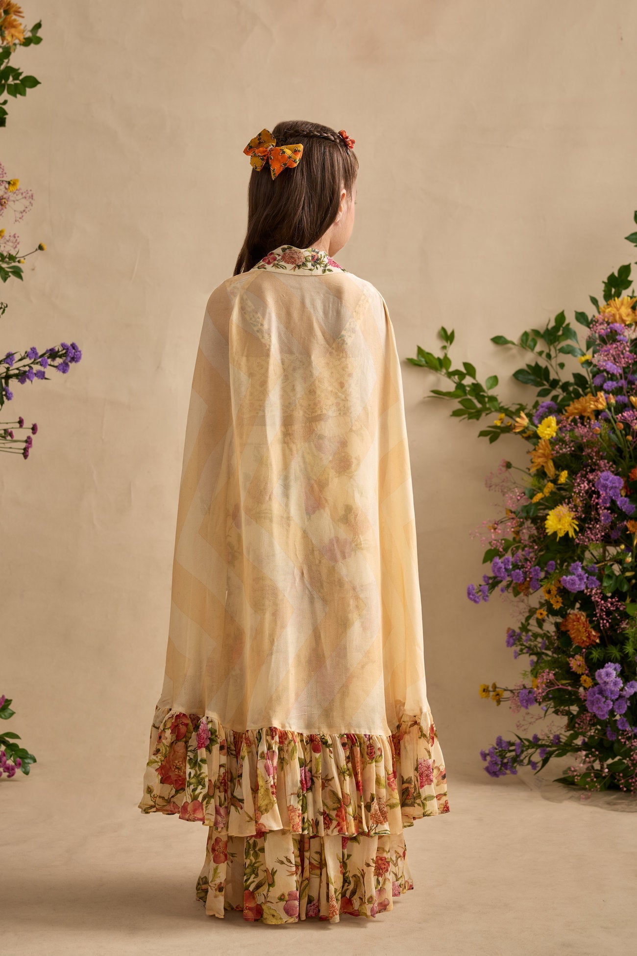 Naira Cape/Sharara Set