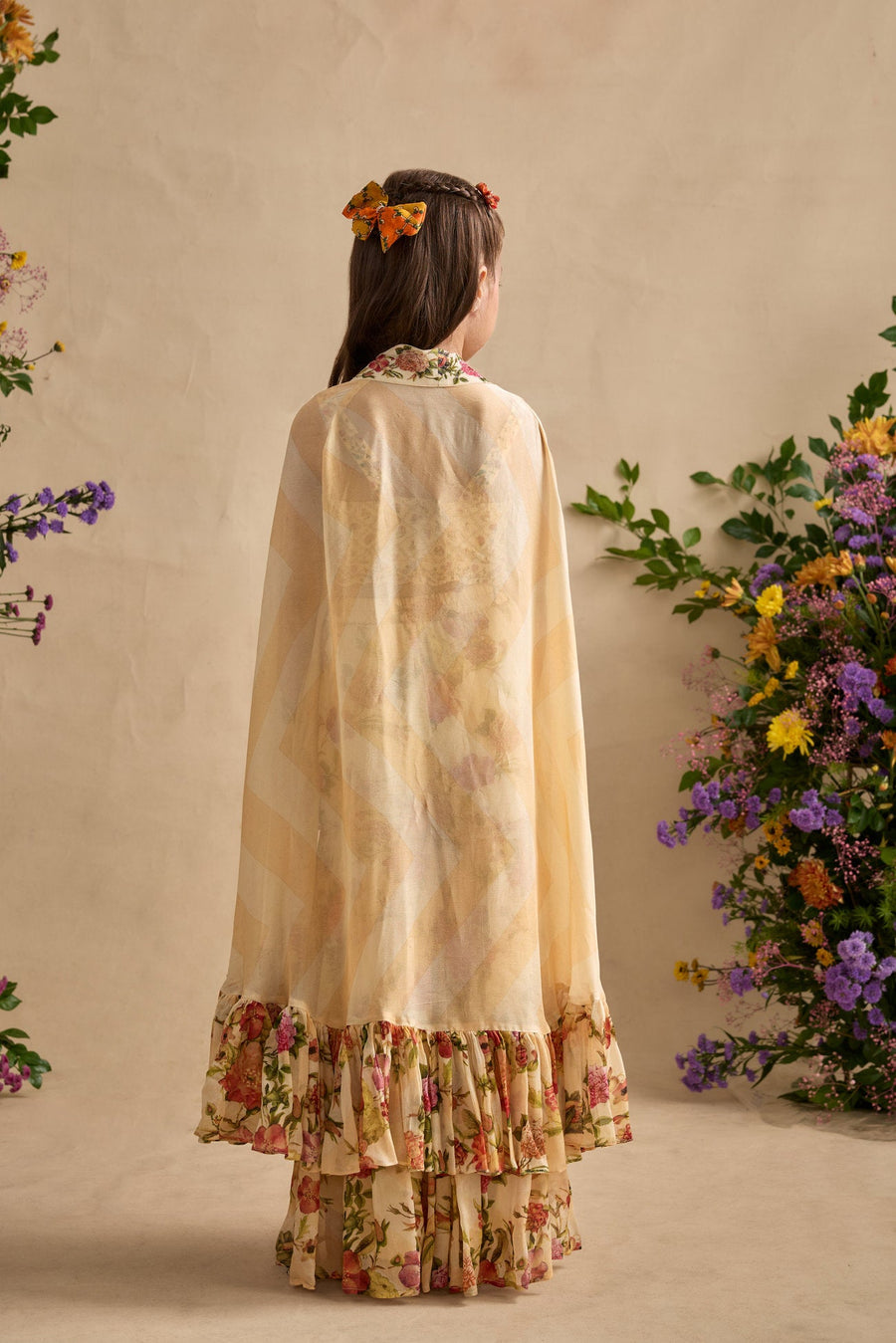 Naira Cape/Sharara Set