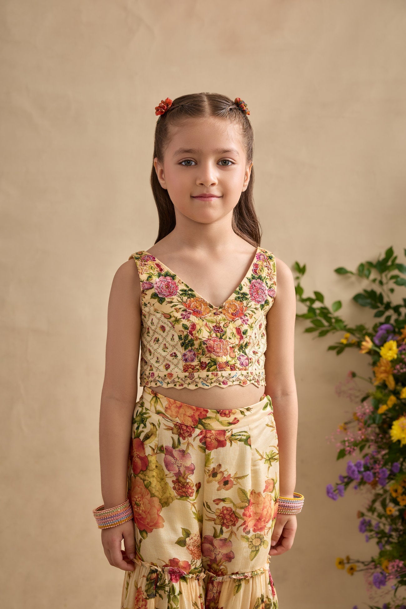 Naira Cape/Sharara Set