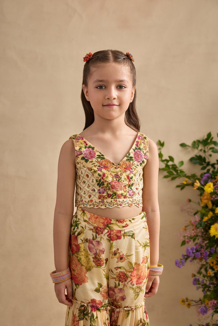 Naira Cape/Sharara Set