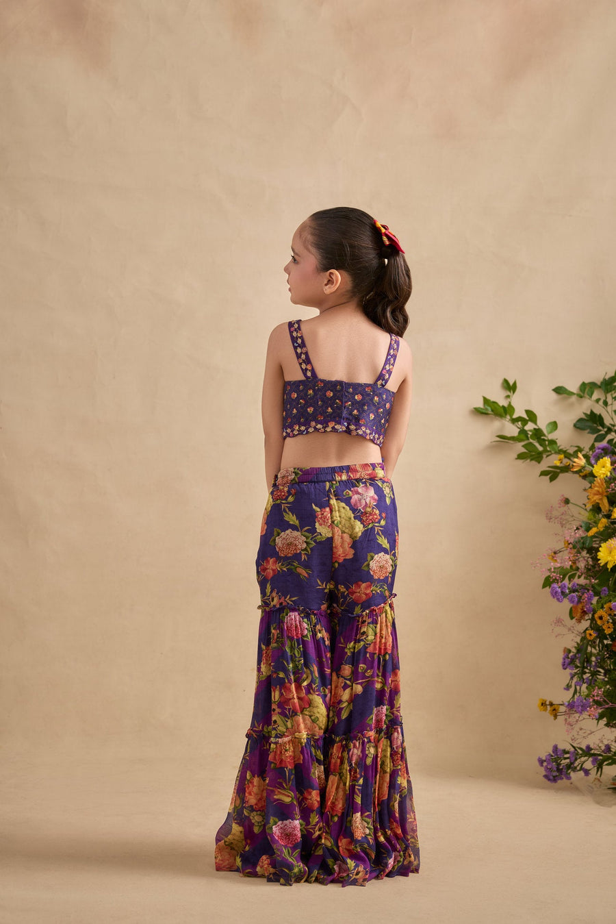 Naira Cape/Sharara Set