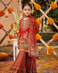 Siah Gharara Set