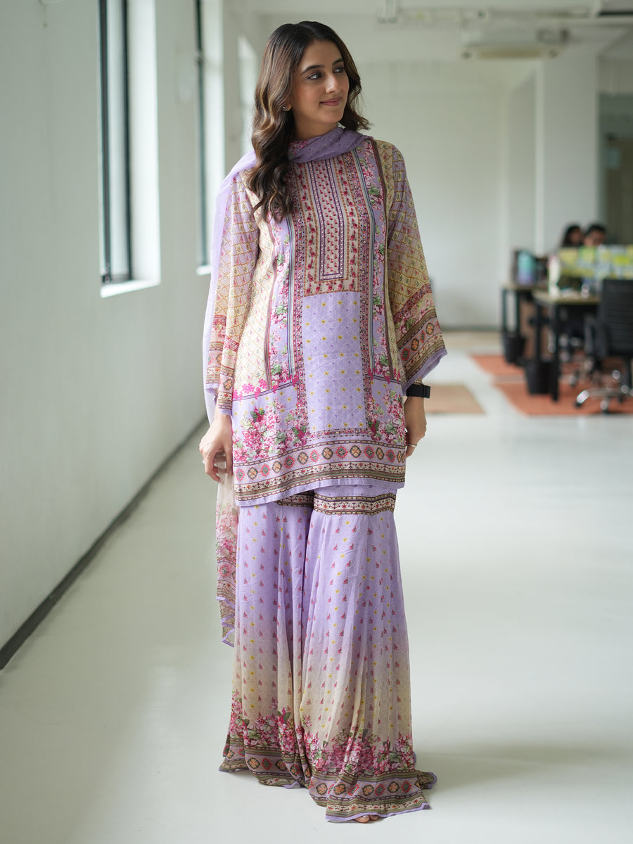 Karishma Mehta in Zareen Gharara Set