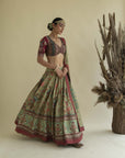Bageecha Peacock Lehenga