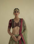 Bageecha Peacock Lehenga