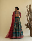 Bageecha Peacock Lehenga