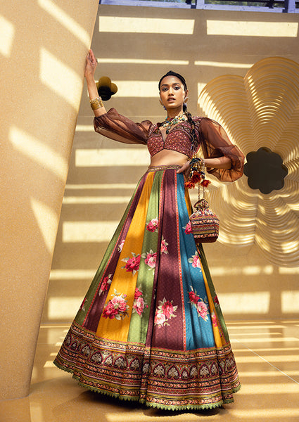 Nisha Aggarwal in Tahira Lehenga Set