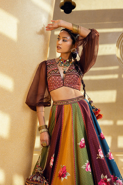 Nisha Aggarwal in Tahira Lehenga Set