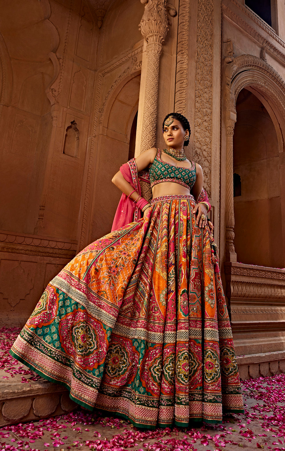 Isha Multani in Aadhya Lehenga Set