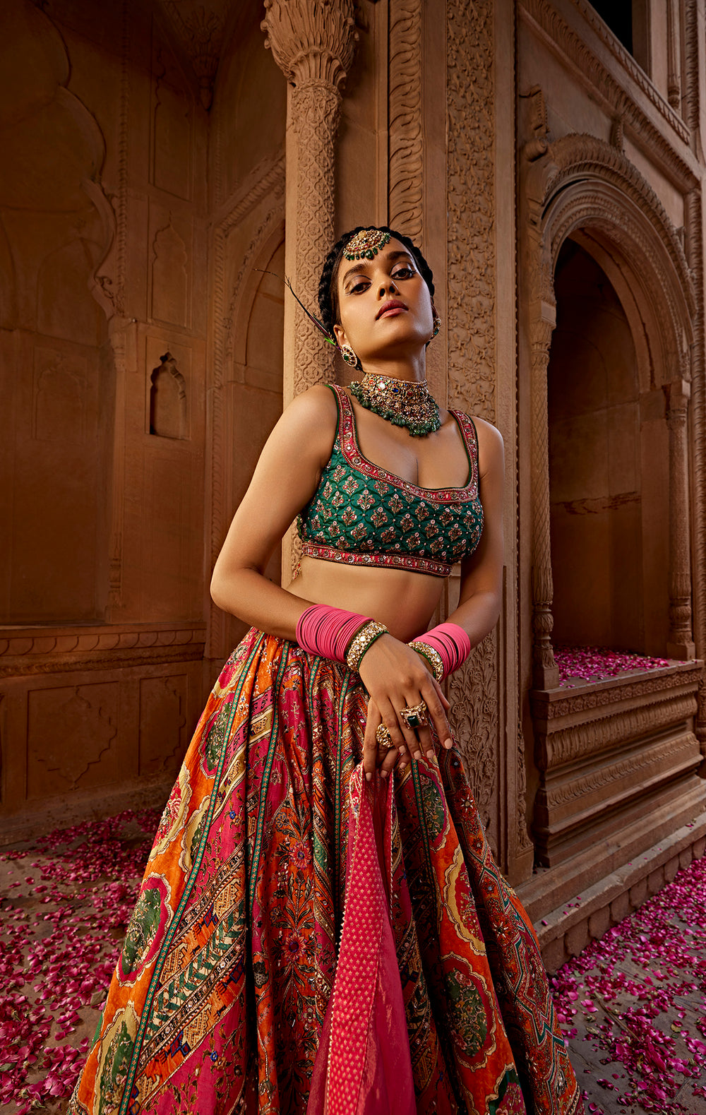 Isha Multani in Aadhya Lehenga Set