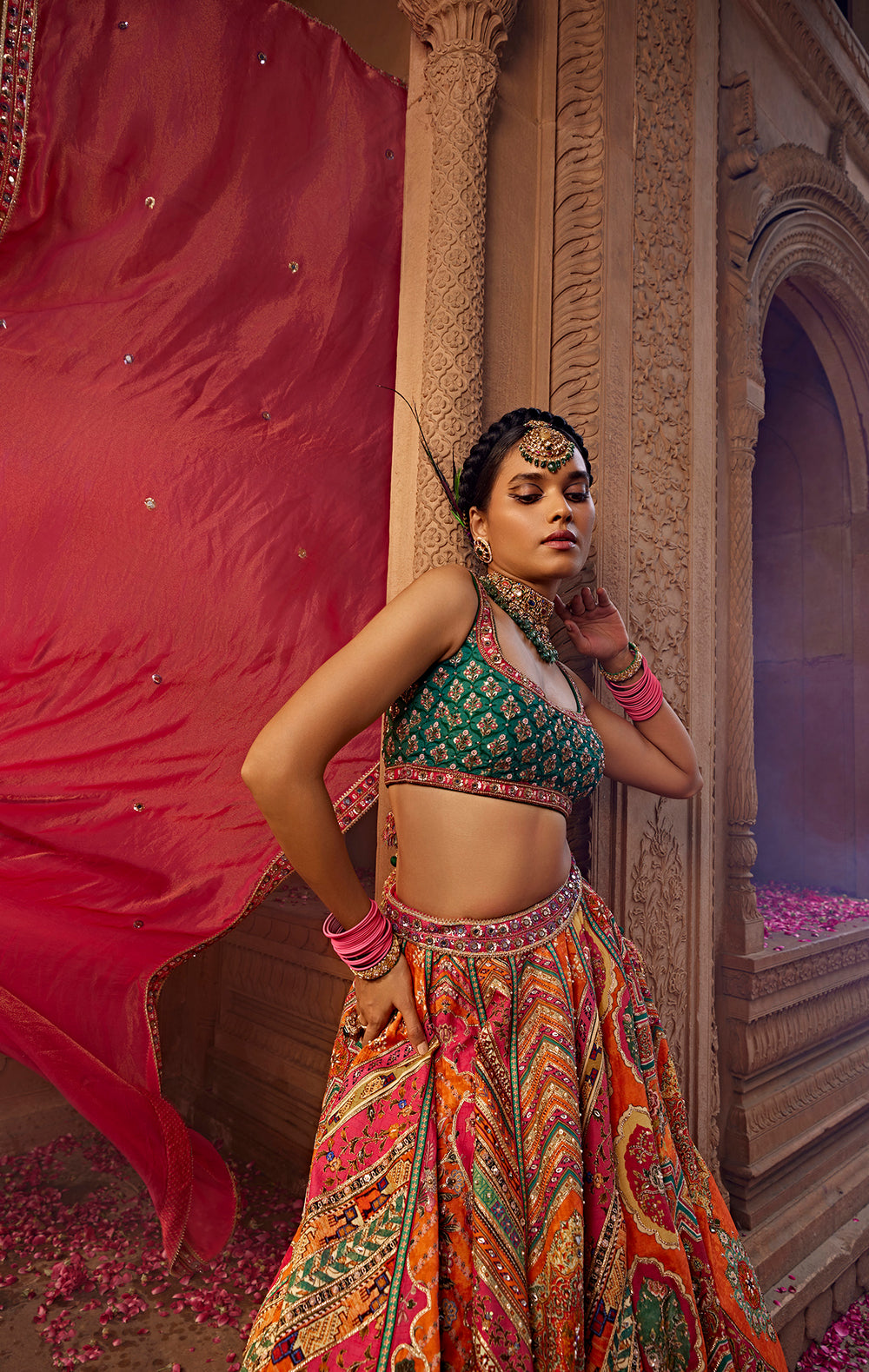 Isha Multani in Aadhya Lehenga Set