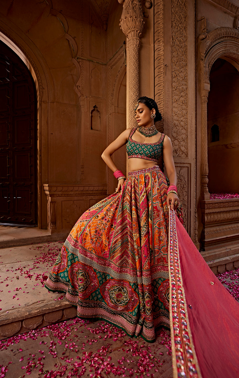 Isha Multani in Aadhya Lehenga Set