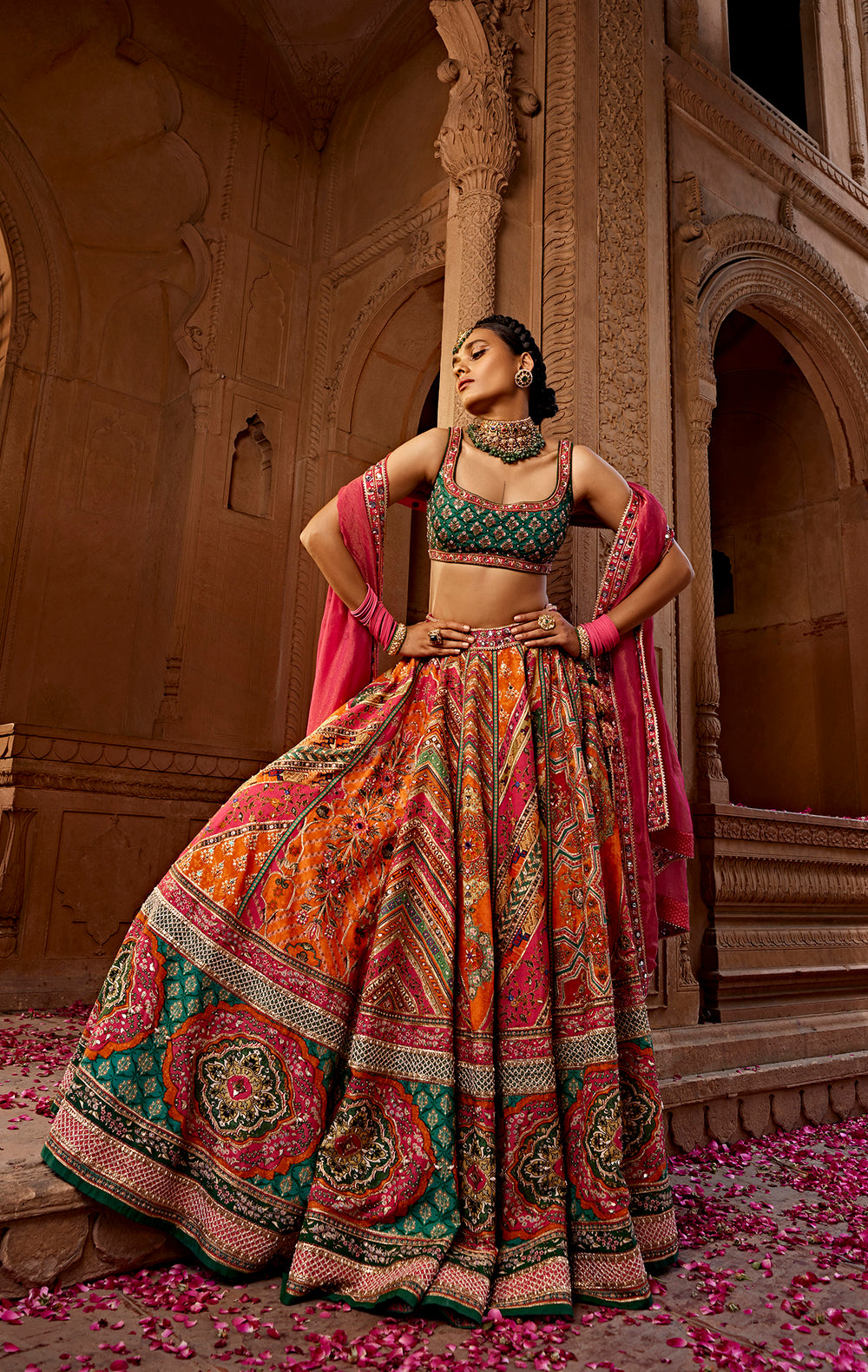 Isha Multani in Aadhya Lehenga Set