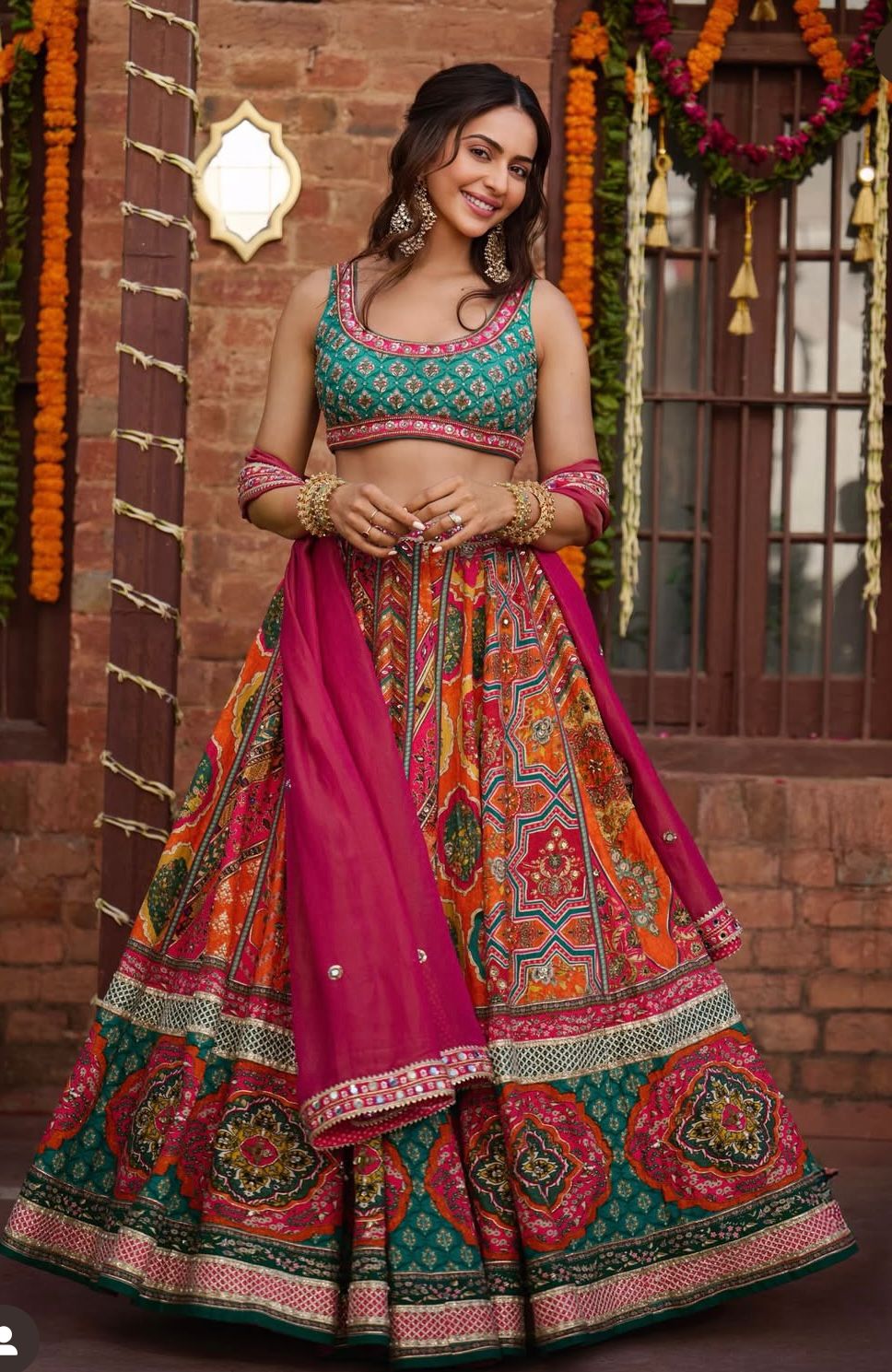 RakulPreet Singh in Aadhya Lehenga Set