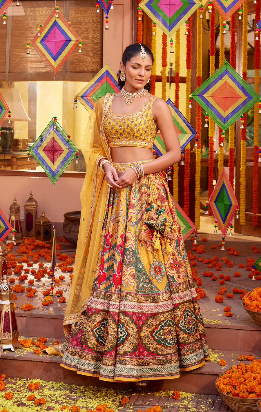Adhaya Lehenga Set