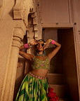 Leher Lehenga Set