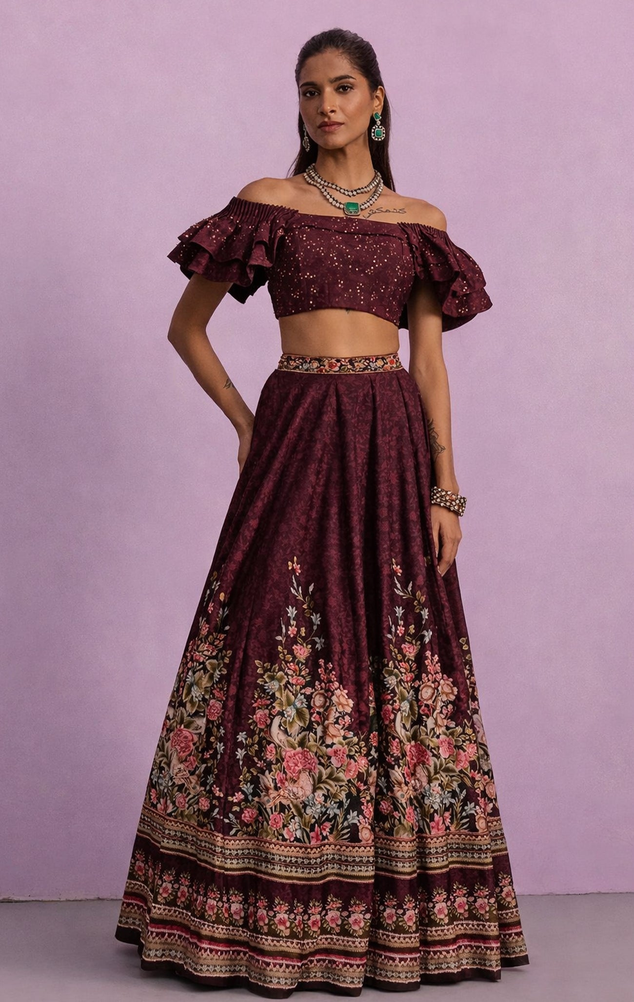 Amelia Vintage Design Lehenga Set