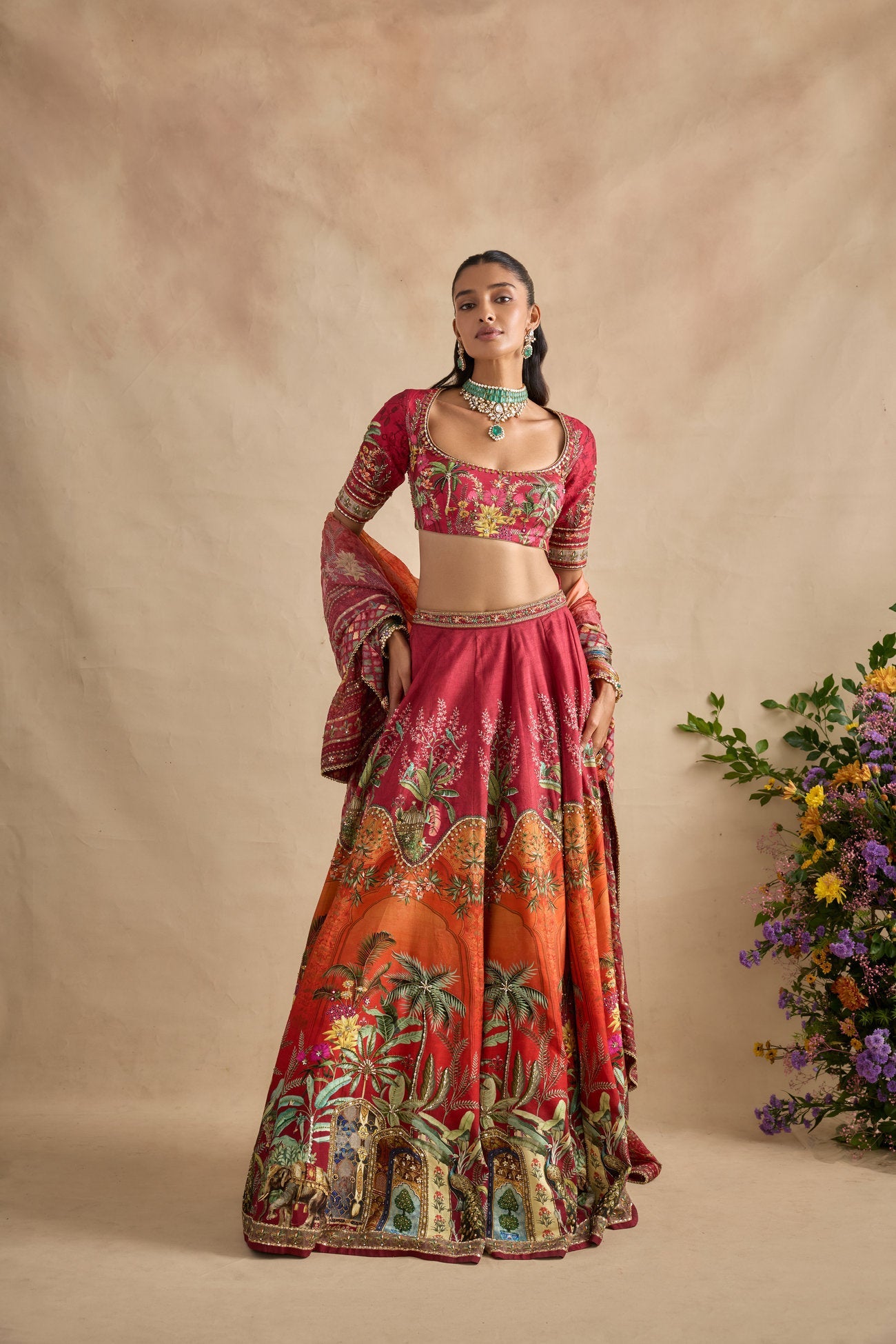 Saranya Lehenga Set