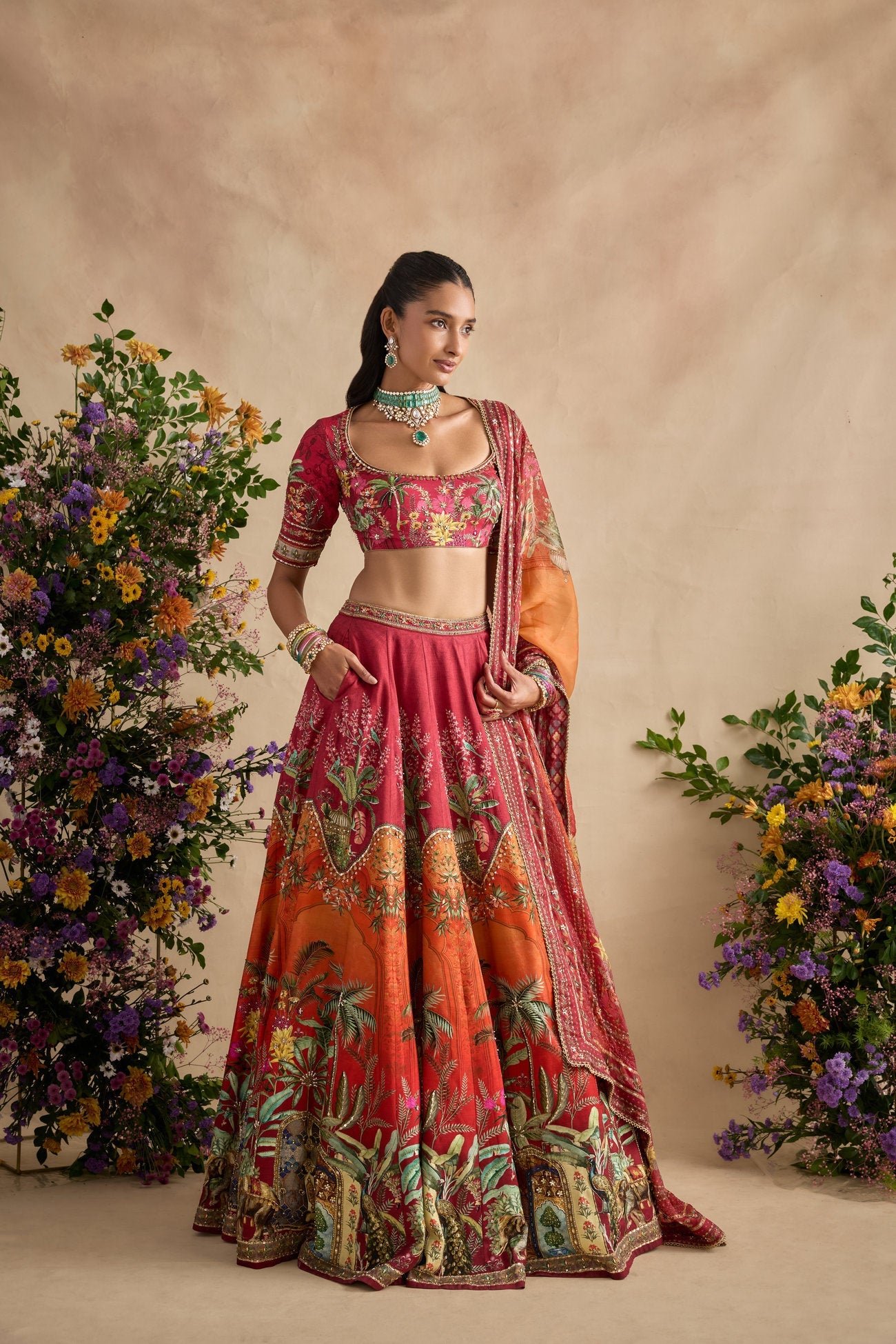 Saranya Lehenga Set