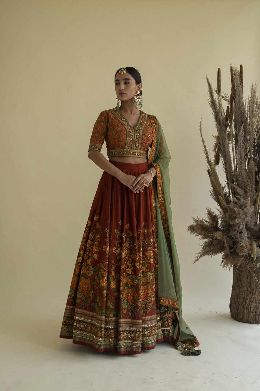 Victorian Design Lehenga Set