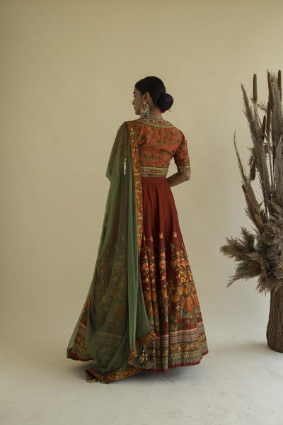 Victorian Design Lehenga Set