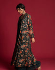 Nadia Cape Jacket With Flared Pants