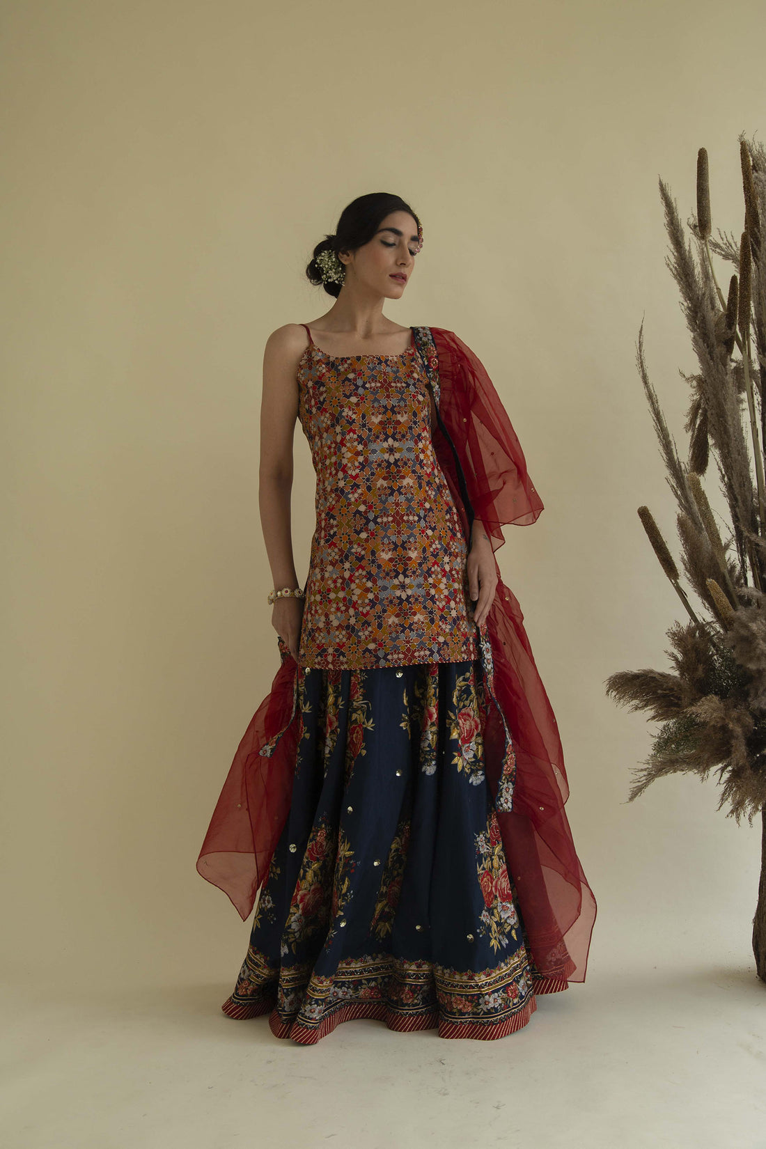 Aalia Sharara Set