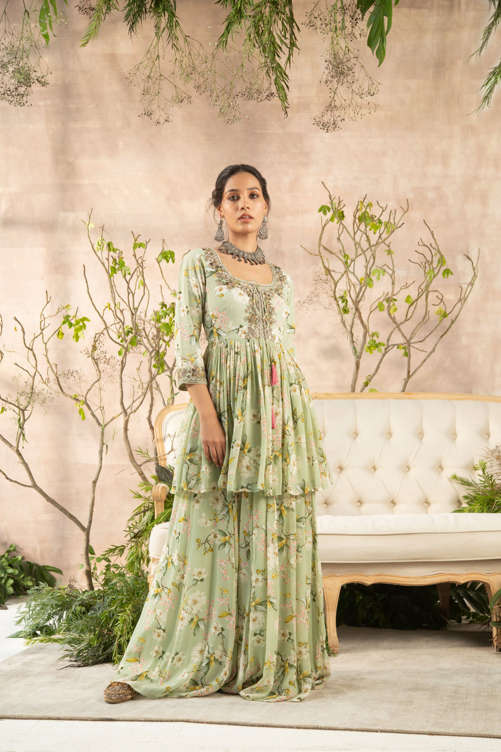 Mihika Sharara Set