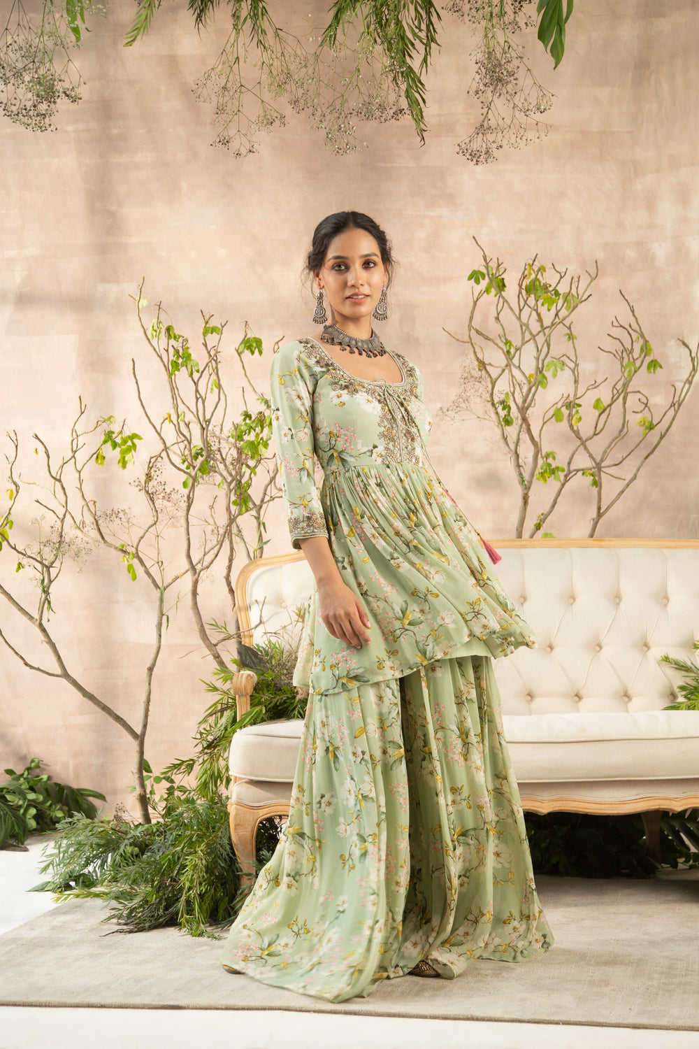Mihika Sharara Set