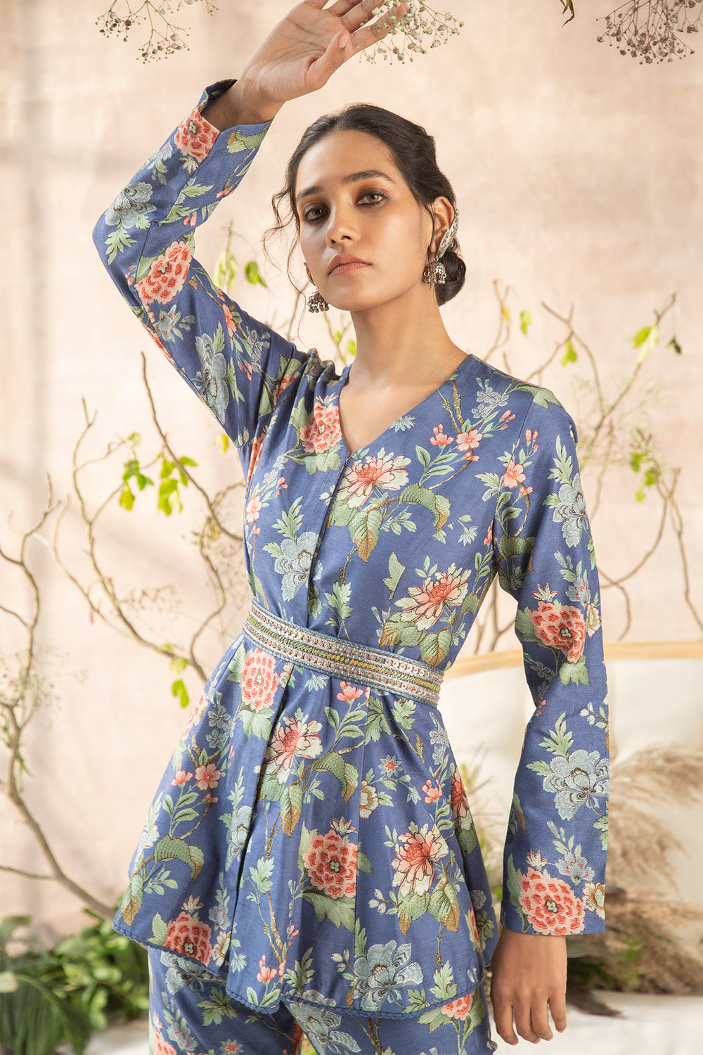 Samaira Vintage Floral Coordinated Set