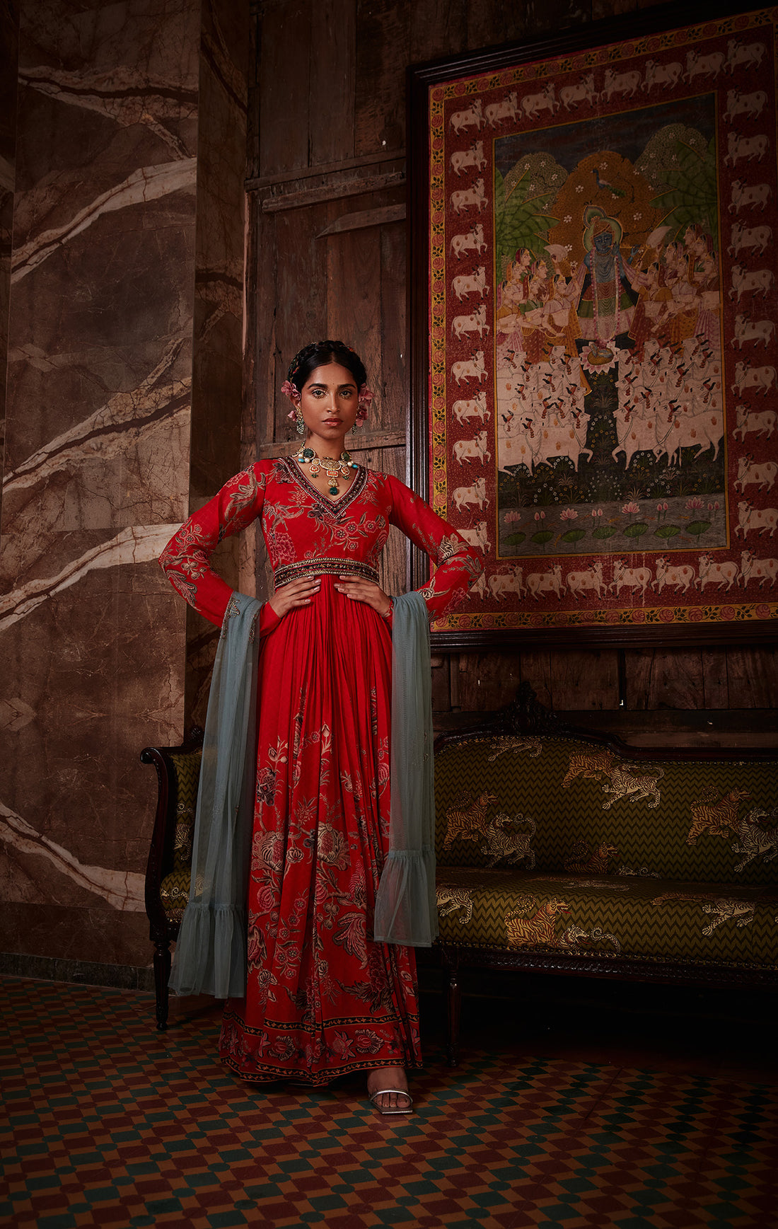 Color Guide: Choosing the Perfect Wedding Anarkali Suit for Day and Evening Events