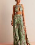 Nimrit Kaur in Elena Slit Lehenga Skirt Set