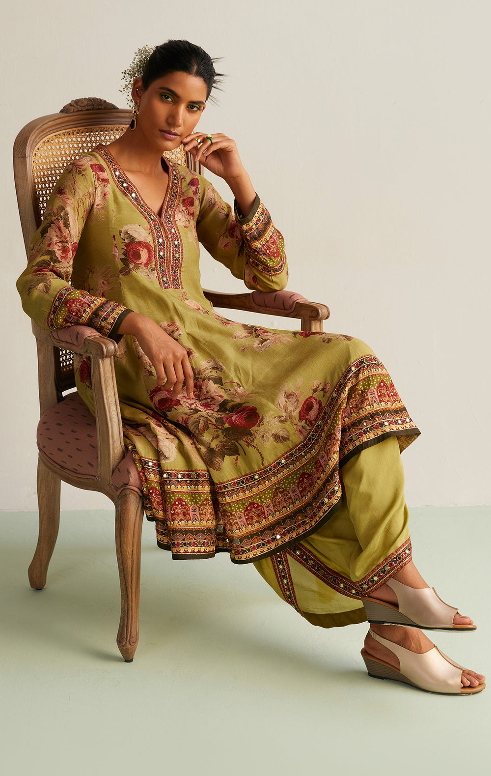 Ruhi Short Anarkali Set