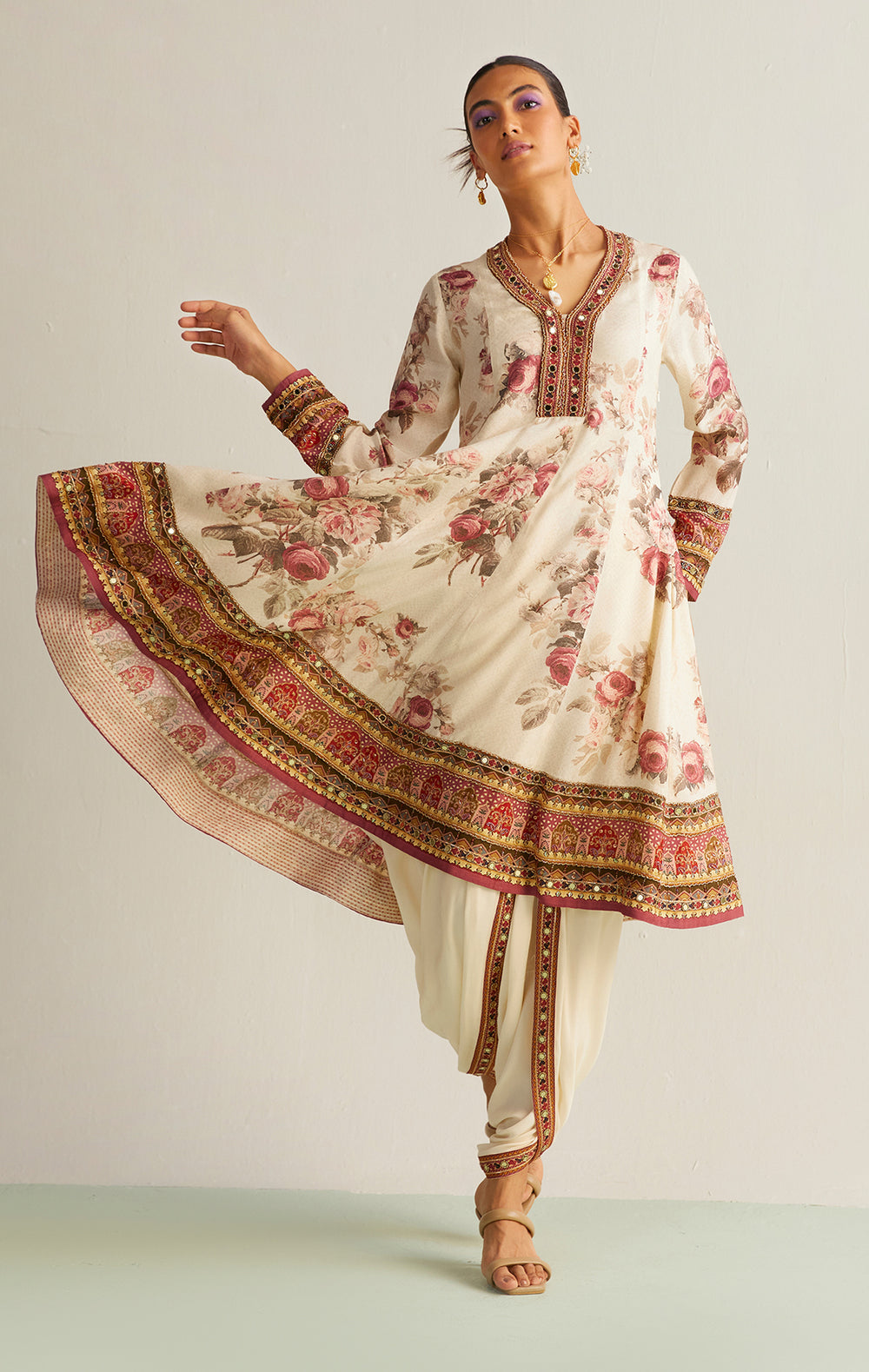 Ruhi Short Anarkali Set
