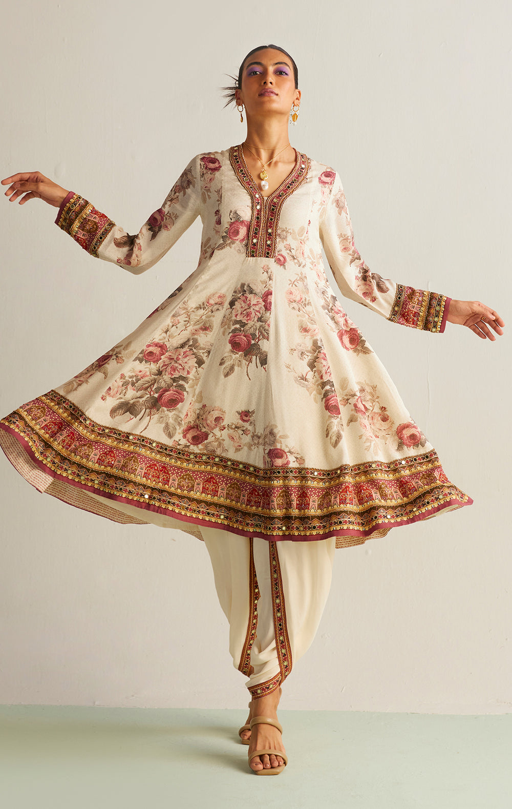 Ruhi Short Anarkali Set