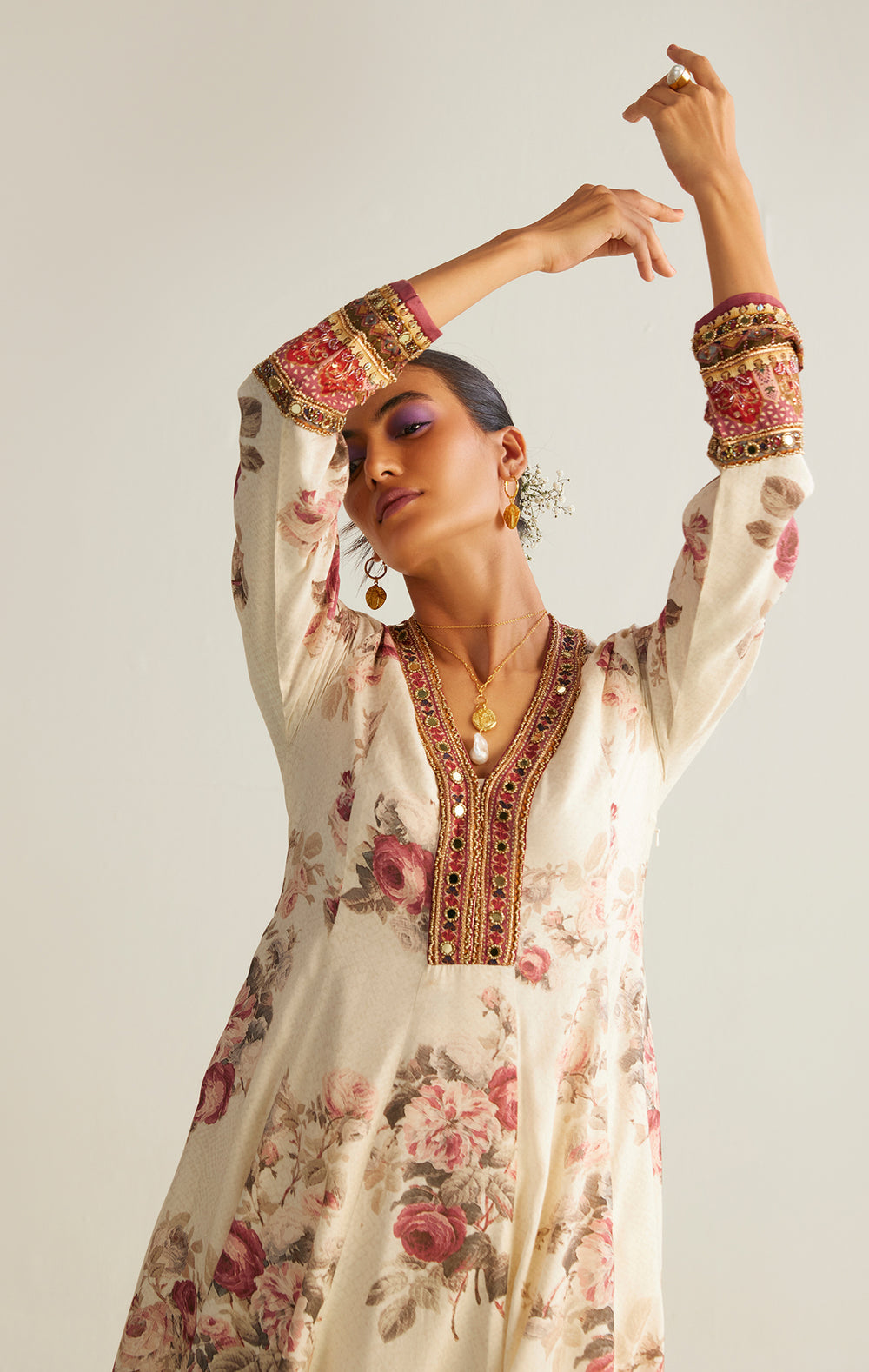 Ruhi Short Anarkali Set
